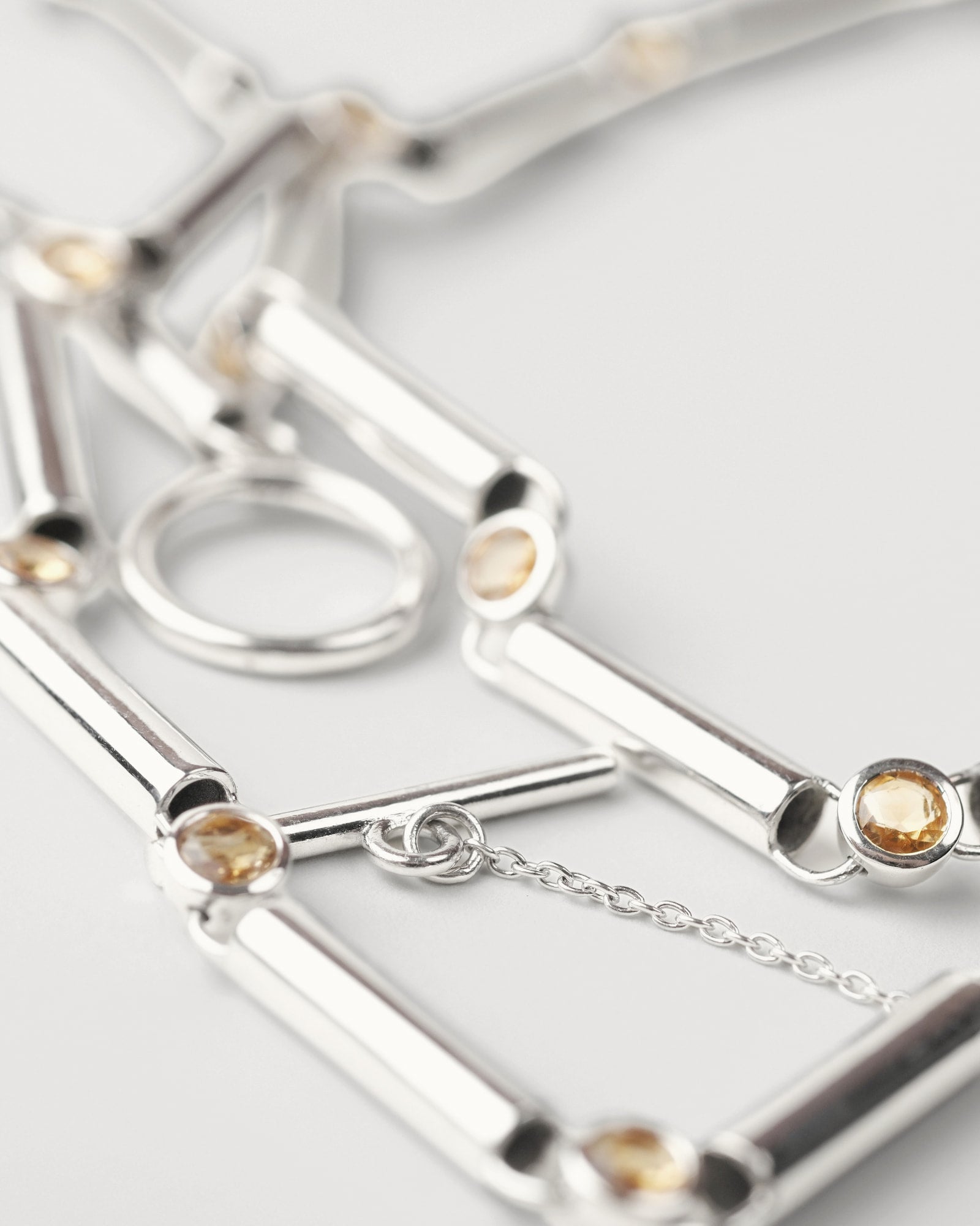 Axis Silver Necklace