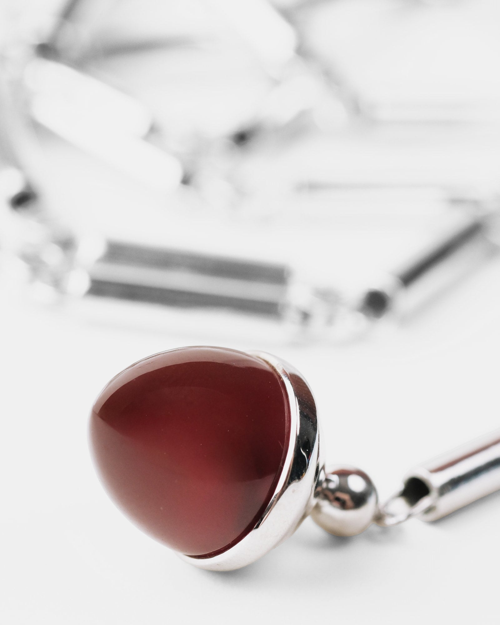 Axis Silver Necklace
