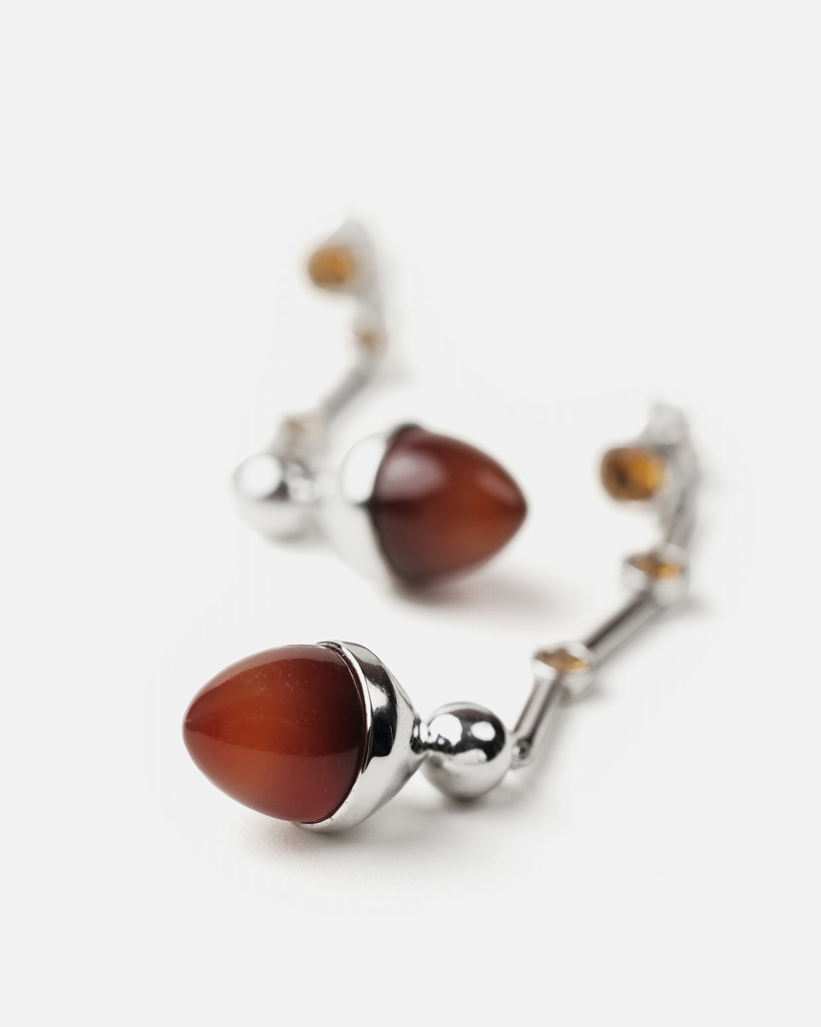 Tenso Silver Earrings