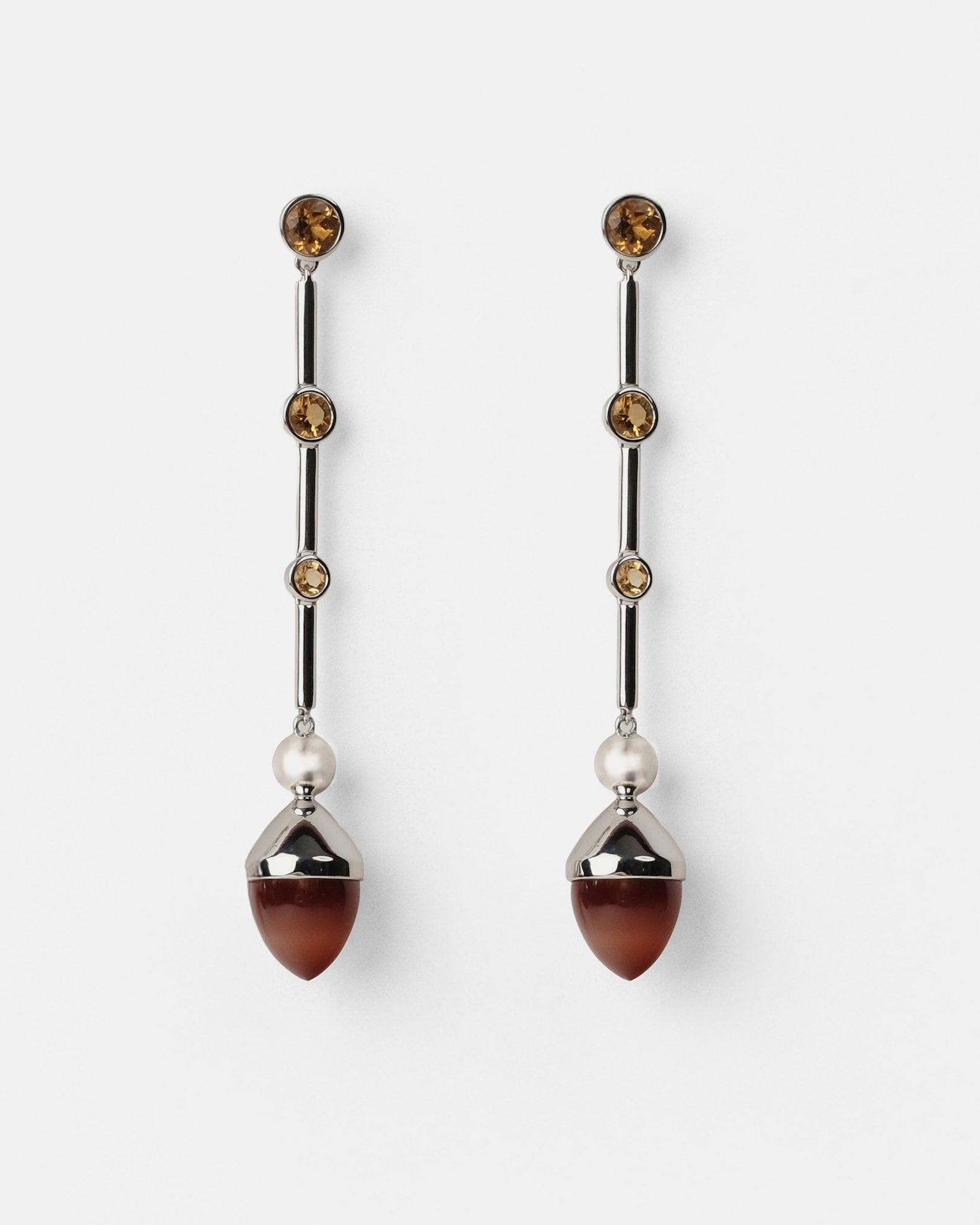Tenso Silver Earrings